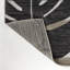 Tapis d'intérieur / extérieur noir / beige Colgin Classic Beach Stripe and Monstera Leaf-1316017093