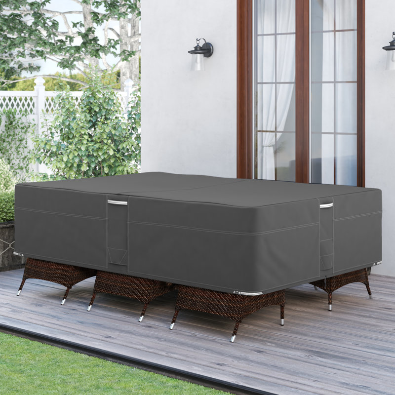 Khalil Water Resistant Patio Dining Set Cover