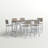 Travira 6 - Person Patio Dining Set with Rectangular Table-558152095