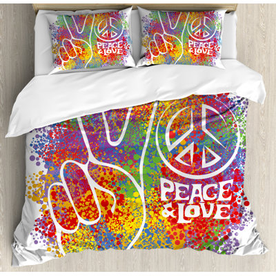 Ensemble de housse de couette 70s Party Decorations
