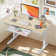Flavio Height Adjustable Standing Computer Desk With Drawer and USB & Type-C Ports For Home Office