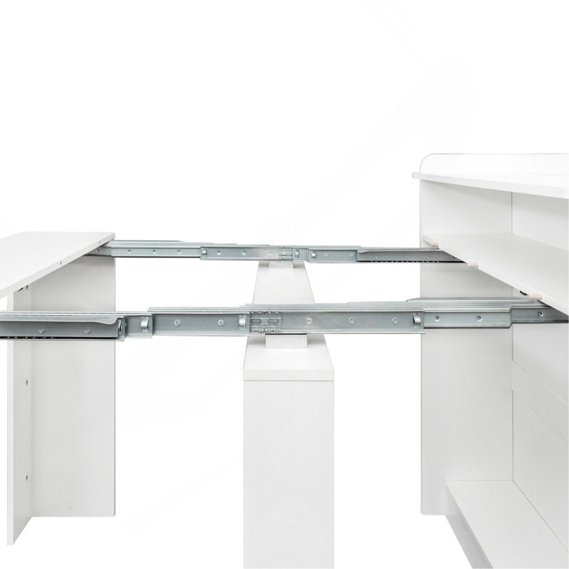 Modern Extendable Dining Table With Storage