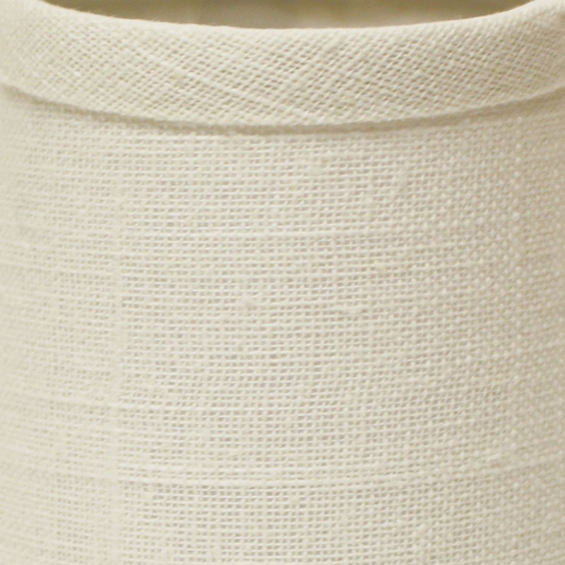 Ensemble de 6 abat-jour lustre en lin, H 4 po x l 5 po x P 5 po, Blanc cassé