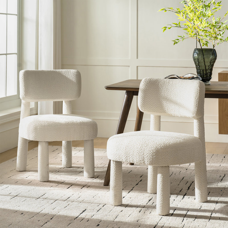 Chaise rembourrée Vitina, Beige