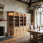 Grande armoire à vin, 20 tablettes ouvertes + 7 armoires de rangement, éclairage supérieur DEL-576617122