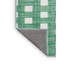 Tapis vert à carreaux lavable à la machine-2100611677