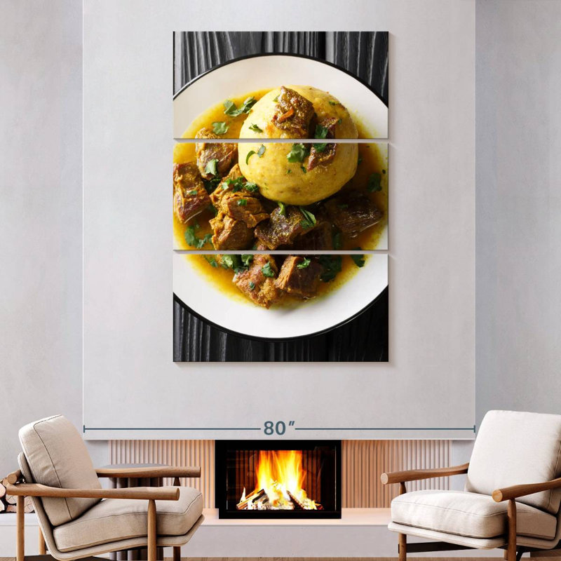 Yarlin Puerto Rican Mofongo, 74" H x 48" W