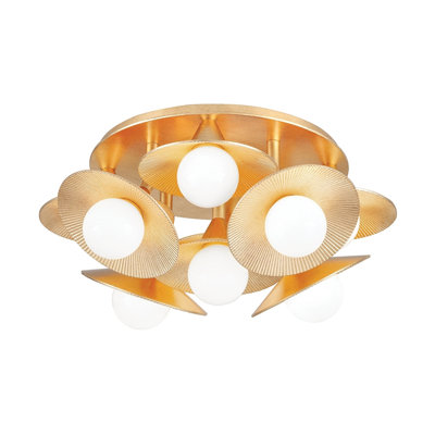 Plafonnier semi-encastré 9 lumières 17,75 po Emerald