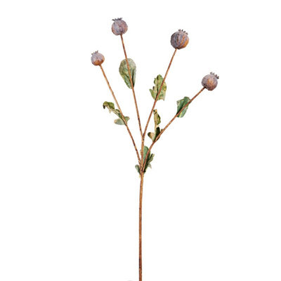 24" Artificial Pod Foliage Branch For Vase Filler, Spring Fall Farmhouse Long Stem For Wedding Party Home Office Table Centerpiece Shelf Decorations
