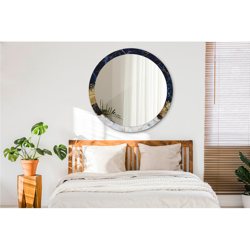 Huldar Glass Flat Wall Mirror
