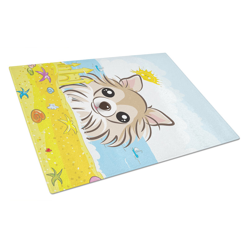Planche à découper en verre trempé d’été caroline, Chihuahua