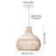 Luminaire suspendu blanc à 1 lumière Arnoldus-811507145