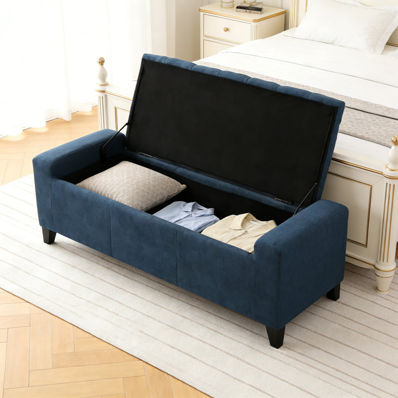 Banc de rangement, Bleu très foncé
