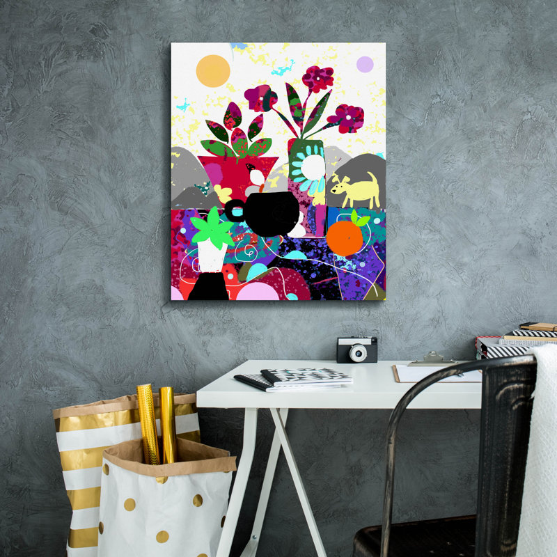 «Mountain Morning» par Holly McGee, art mural sur toile, H 24 po x l 20 po x P 0,75 po