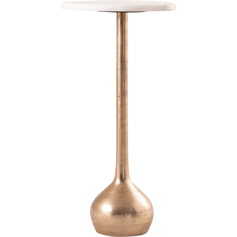 Table basse Vireo, Laiton, White
