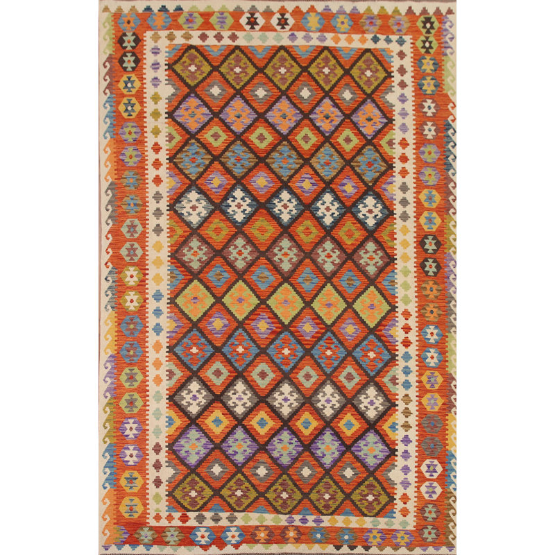 Tapis oriental géométrique 8 x 12