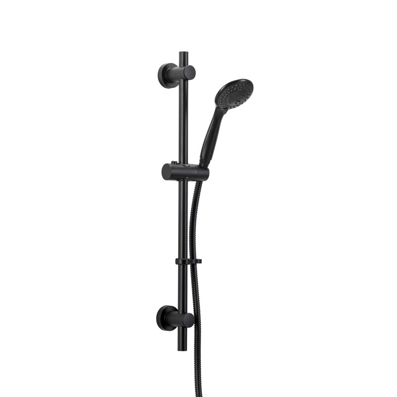 Nero Matte Black Complete Shower Kit with 3 Spray Patterns