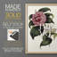 «Pink Floral Mix III» - reproduction encadrée de qualité supérieure - prête à être accrochée - aucun clou requis - aucun clou requis-1529057732-1529057730