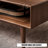 Walnut Solid Wood Rectangular Coffee Table-1081273677