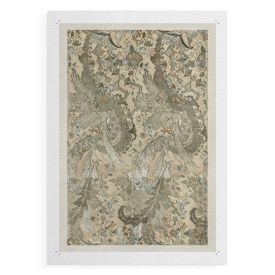 «Vintage Abstract Print CC», impression sur toile seulement - non encadrée