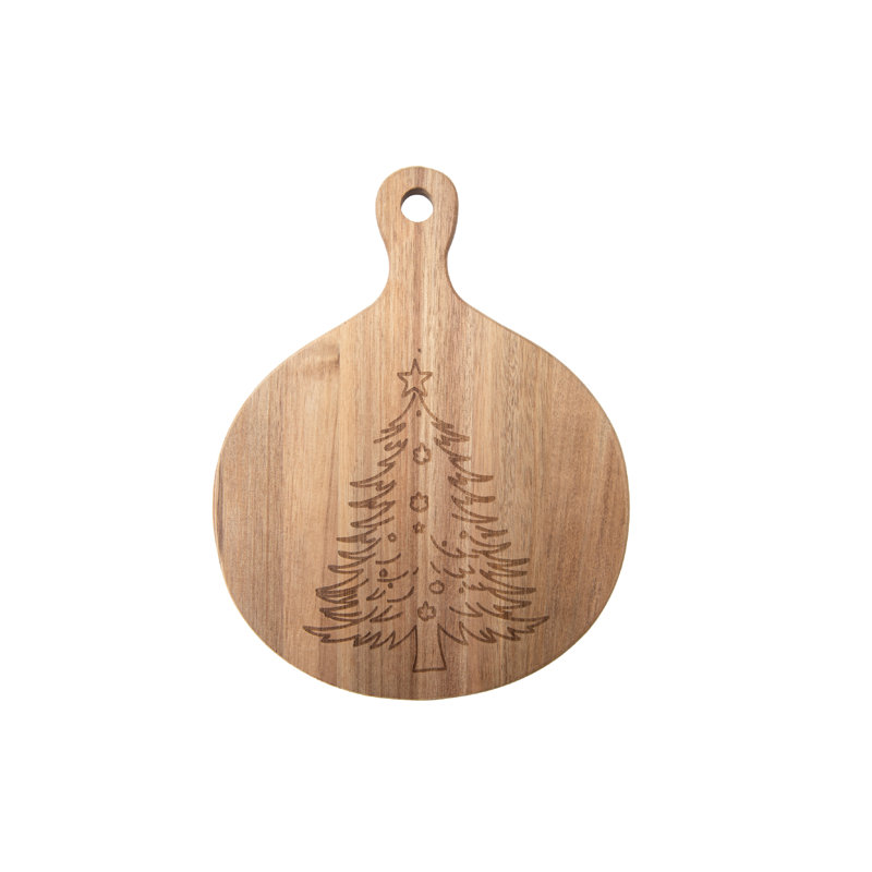 Acacia Paddle Serving Tray Tree