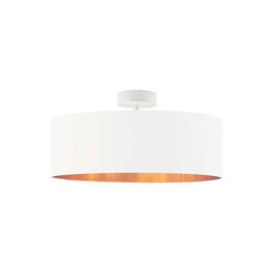 Sunburg Fabric Semi Flush Mount