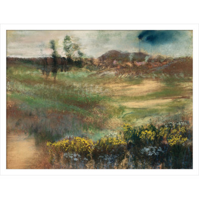 Edgar Degas's Landscape With Smokestacks Print
