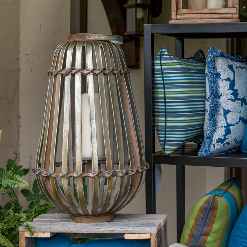 Avery 25'' Aluminum Floor Lantern