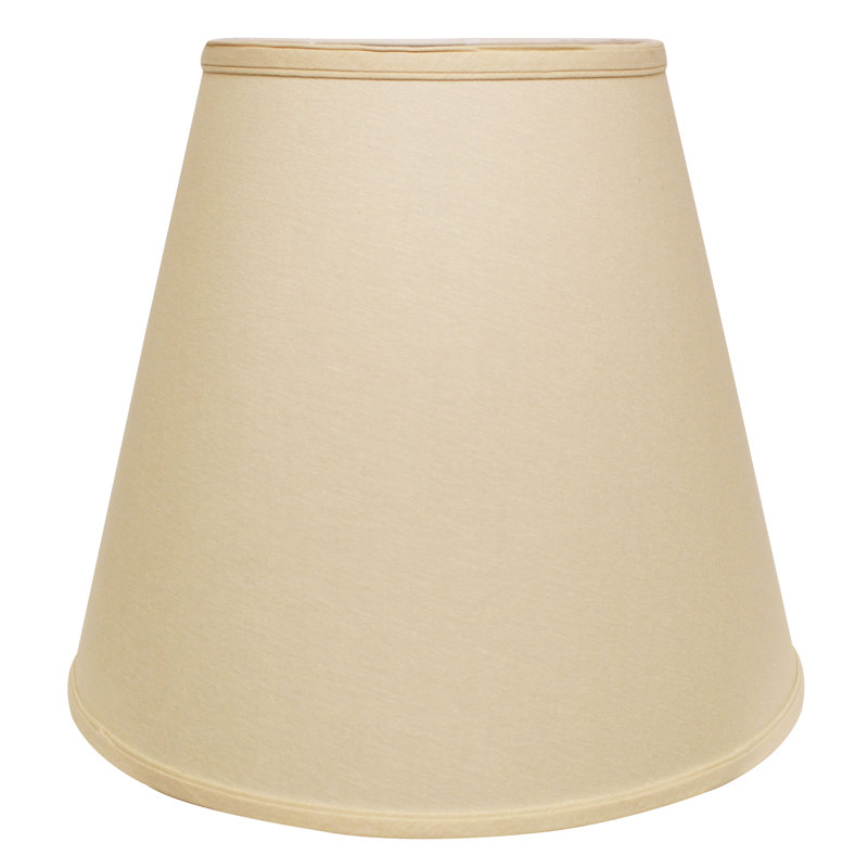Abat-jour en tissu Deep Cone, Beige