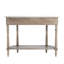 Danielle Marble 40" one- drawer Console Table-1037264149