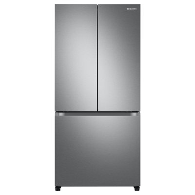 18 cu. ft. Smart Counter Depth 3-Door French Door Refrigerator -  Samsung, RF18A5101SR