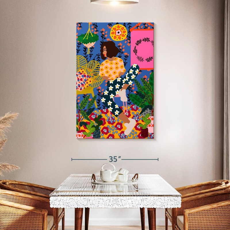 Leisha Just Chillin', 48" H x 32" W