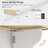Kitchen Island with Drawers, Pull Out Trash Storage, Rolling Island with Leaf-1746035538