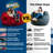 5ft Bean Bag Chair and Footstool, Oversized Lounger, Suede-71404252-71404251