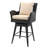 Carstarphen Polyethylene (PE) Wicker Outdoor Stool with Cushion-22513130