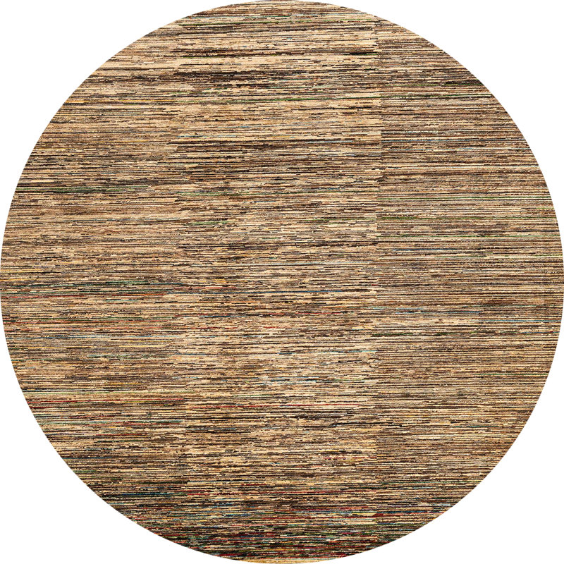 Abstract Indoor Rug, Round 4'