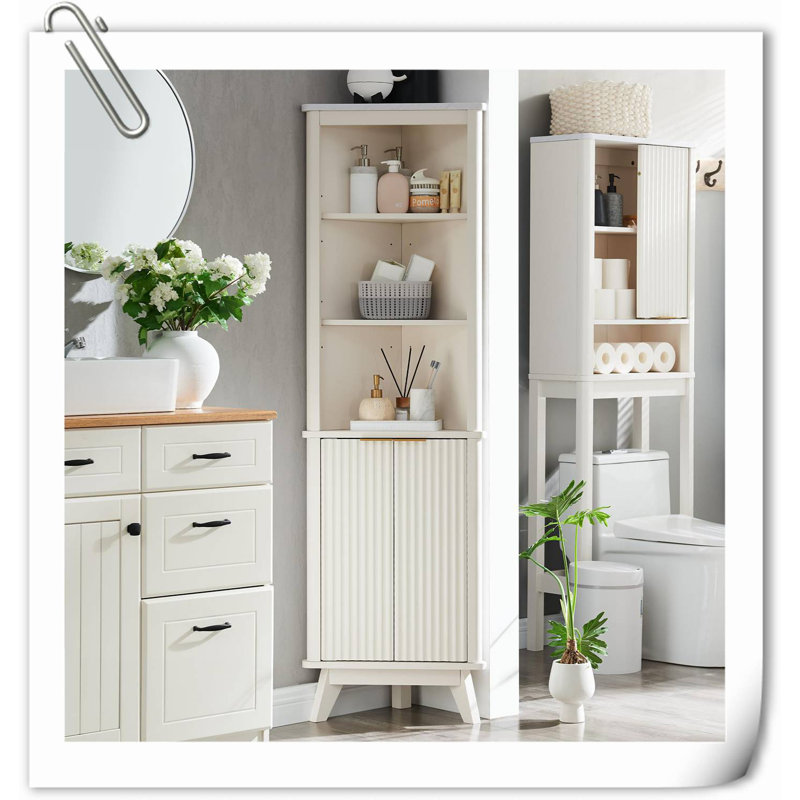 Mabie Solid Wood Linen Cabinet