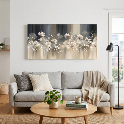 Floral Sparkle, reproduction d'art sur toile, ensemble de 1