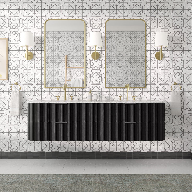 Kensington Floating Vanity 72" Double Vanity