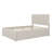 Full Size Bed With Trundle And 3 Drawers,Upholstered Platform Bed With Linen Headboard-304768731