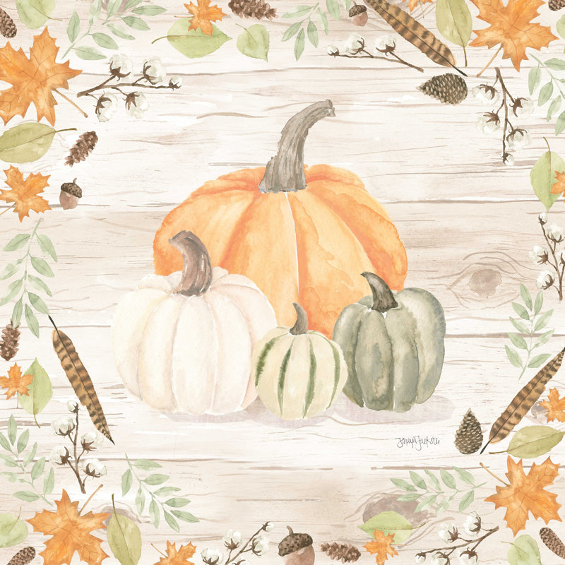 Autumn Offering II - Wrapped Canvas Print, 36" H x 36" W