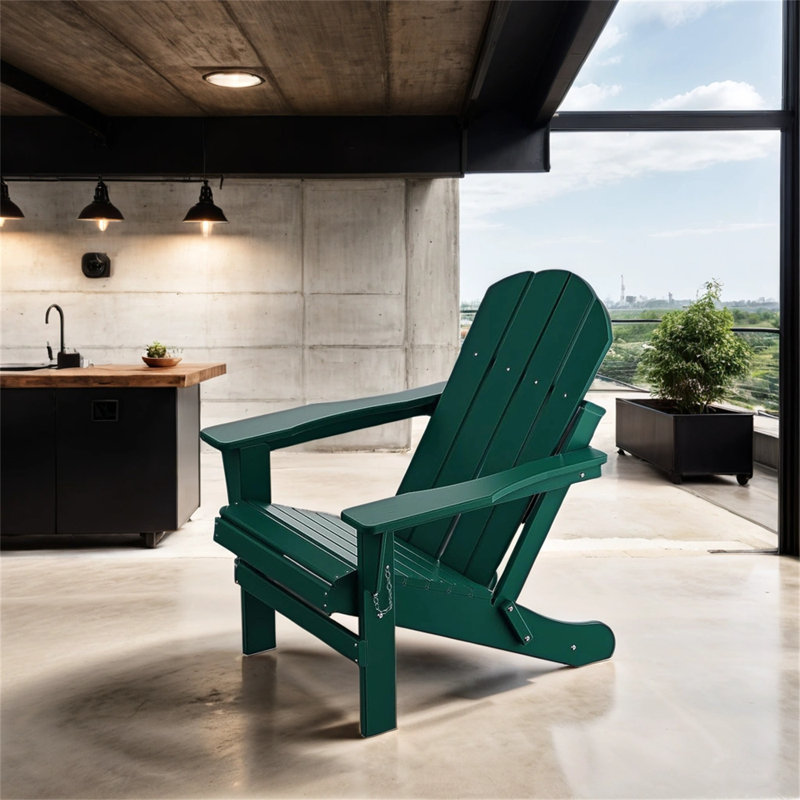 Chaise d'extérieur pliante, Vert
