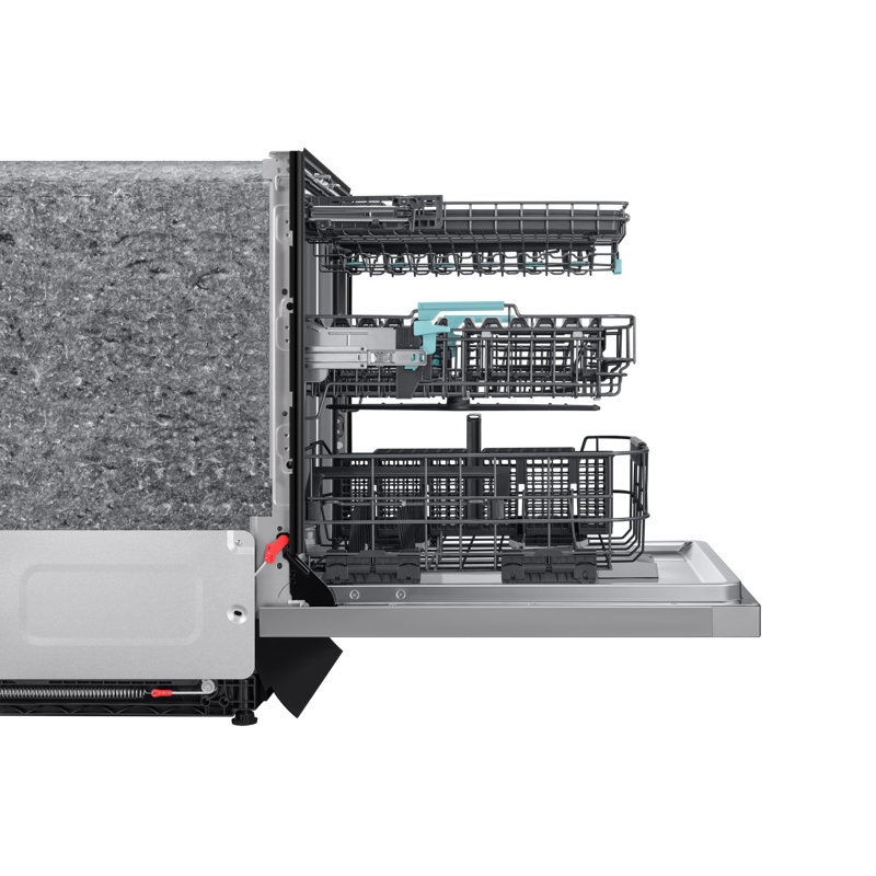 Samsung 38 dBA Bespoke Smart Dishwasher with 3rd Rack Washing System, Stainless Steel