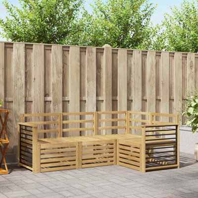187.5cm Wide Patio Sectional Set