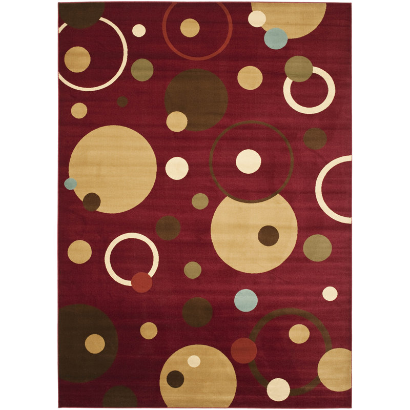 Charis Performance Geometric Rug, Rectangle 4' x 5'7"