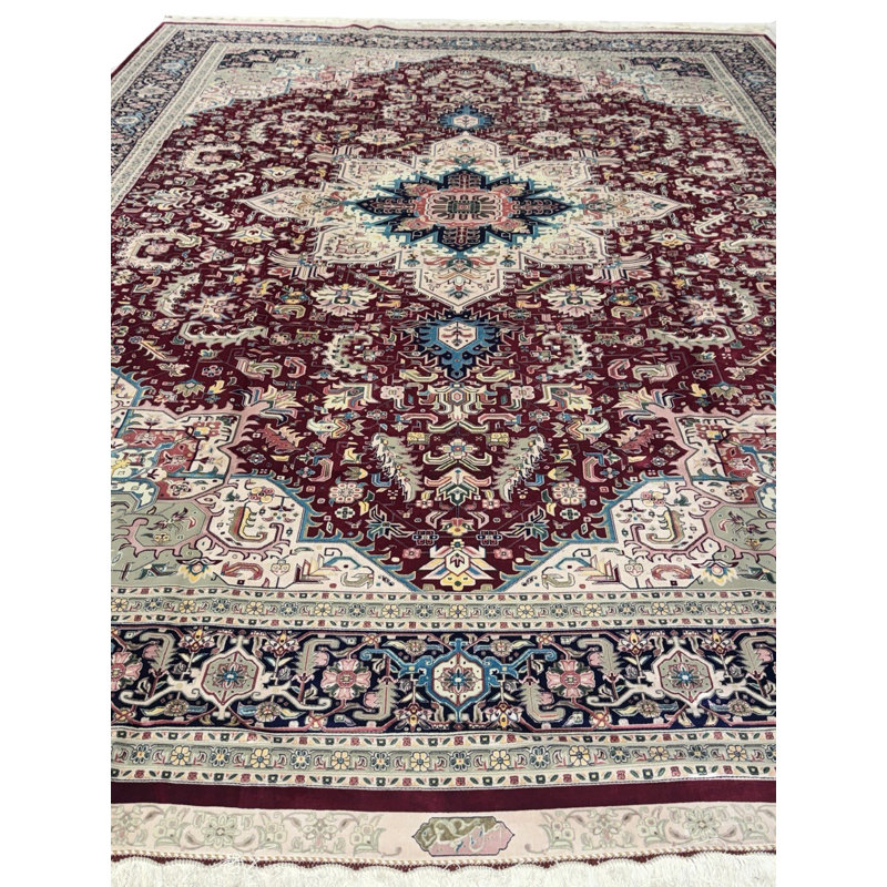 Tapis persan Tabriz Heriz 8 pi 2 po x 11 pi 6 po