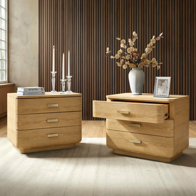 Table de chevet 3 tiroirs Waynesville