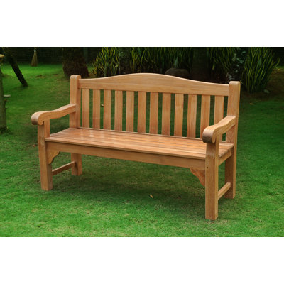 Dana Solid Wood Teak Outdoor Bench