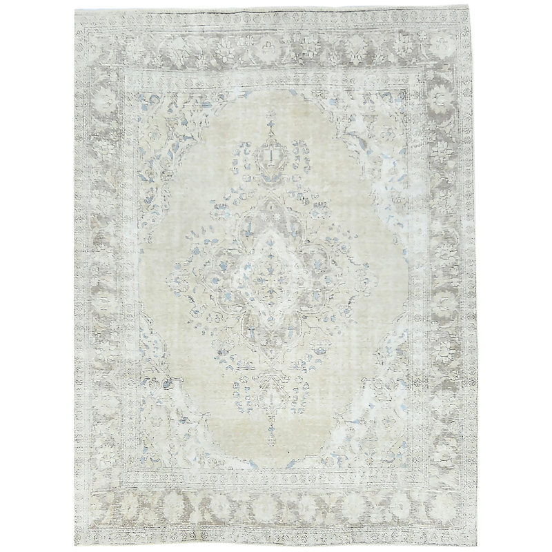 Tapis oriental antique patiné 7 x 9