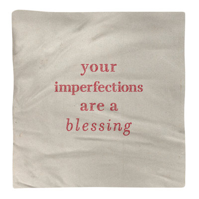 Serviette pour citations manuscrites à l’inspiration